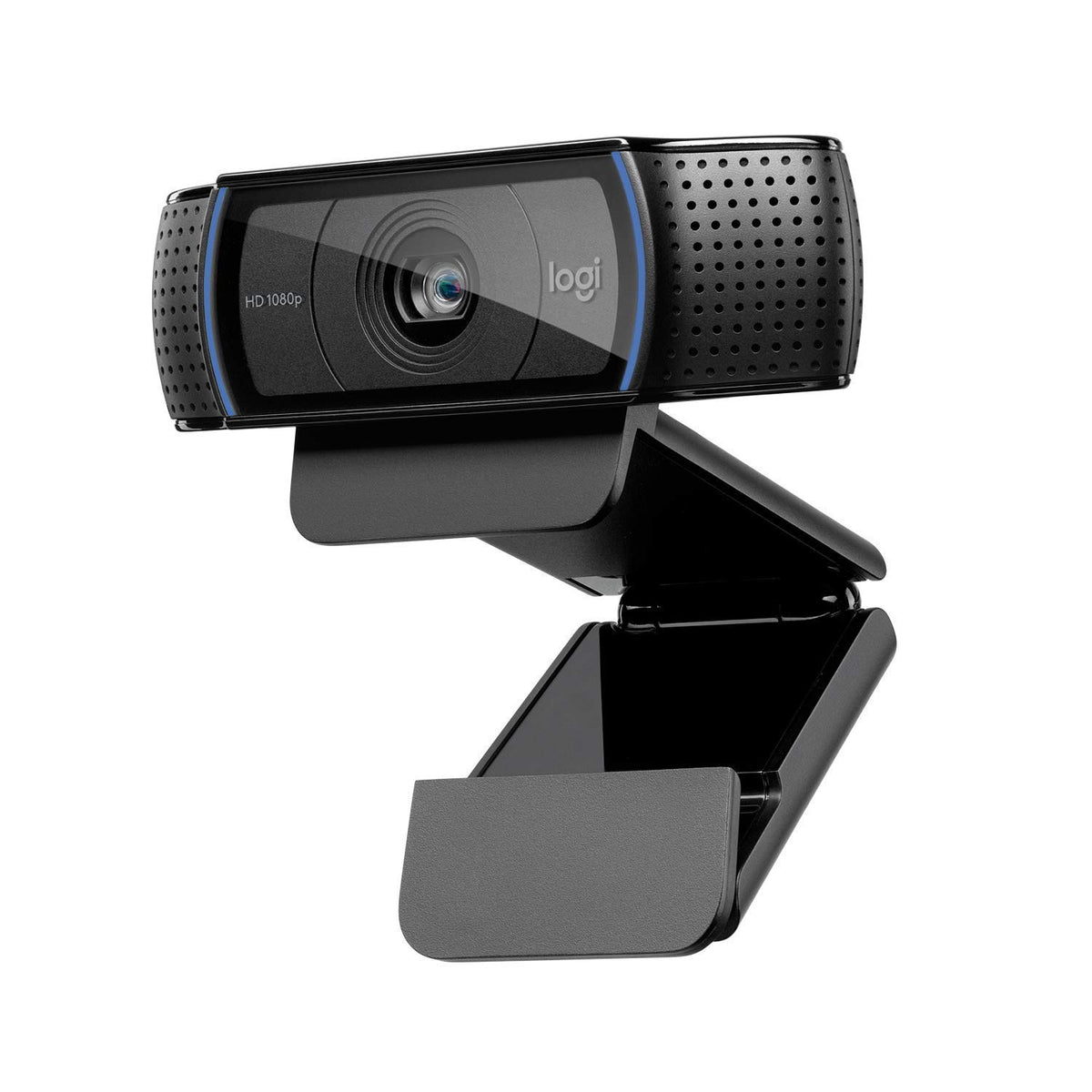 Logitech C920 Hd Pro Webcam, Full Hd 1080P/30Fps Video Calling, Clear Stereo Audio, Hd Light Correction, Works With Skype, Zoom, Facetime, Hangouts, Pc/Mac/Laptop/Macbook/Tablet - Black