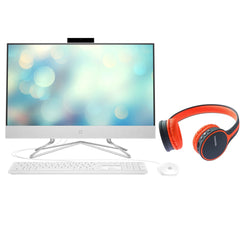 2023 Newest HP All-in-One 24-inch Desktop,12th Generation Intel Core i7-1255U processor|16GB DDR4 RAM|512GB NVMe SSD |Intel Iris Xe Graphics|23.8" FHD Display|Windows 11 Free BT Headset(Starry white)