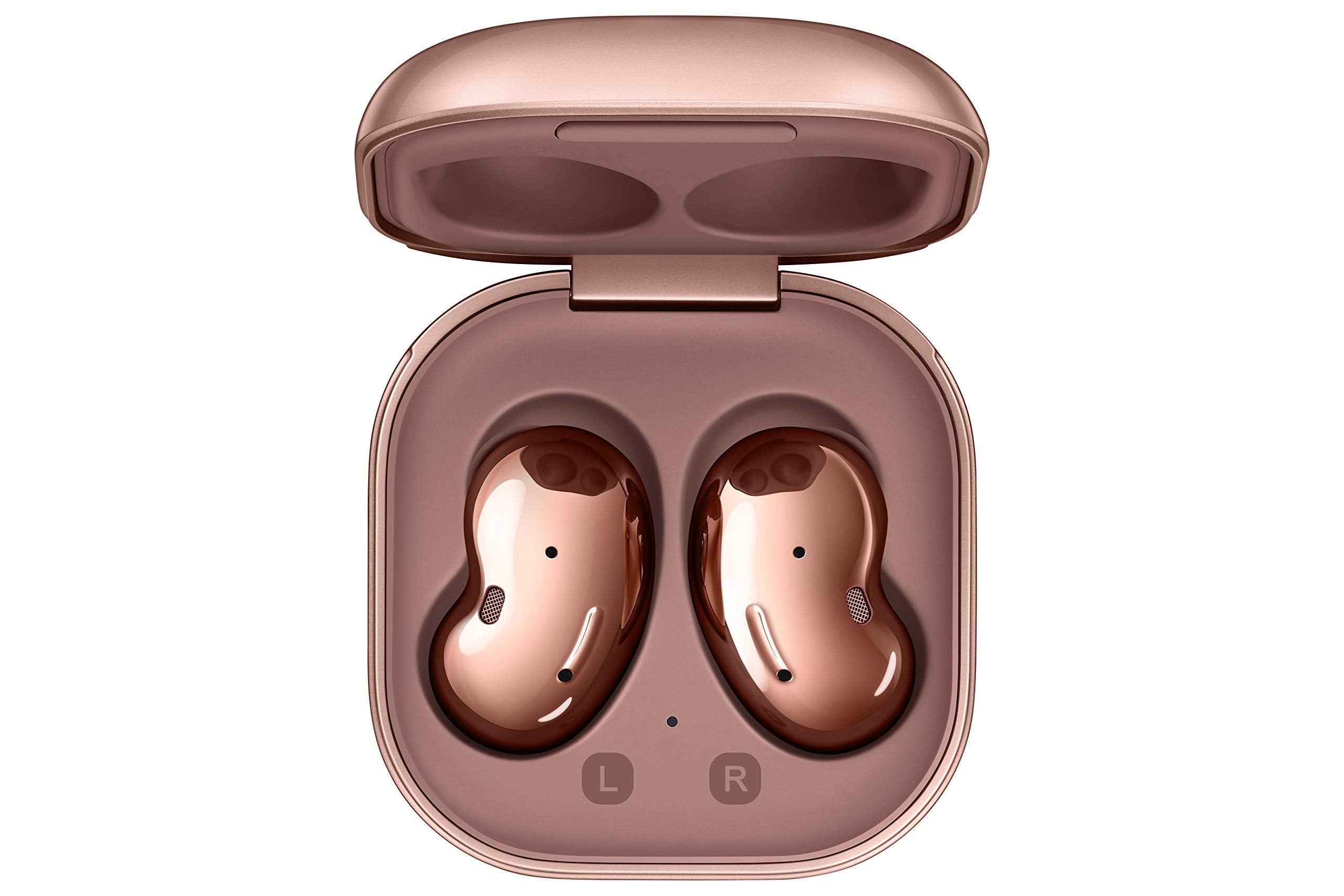 Samsung Galaxy Buds Live, True Wireless Earbuds w/Active Noise Cancelling (Wireless Charging Case Included), Mystic Bronze (UAE Version)