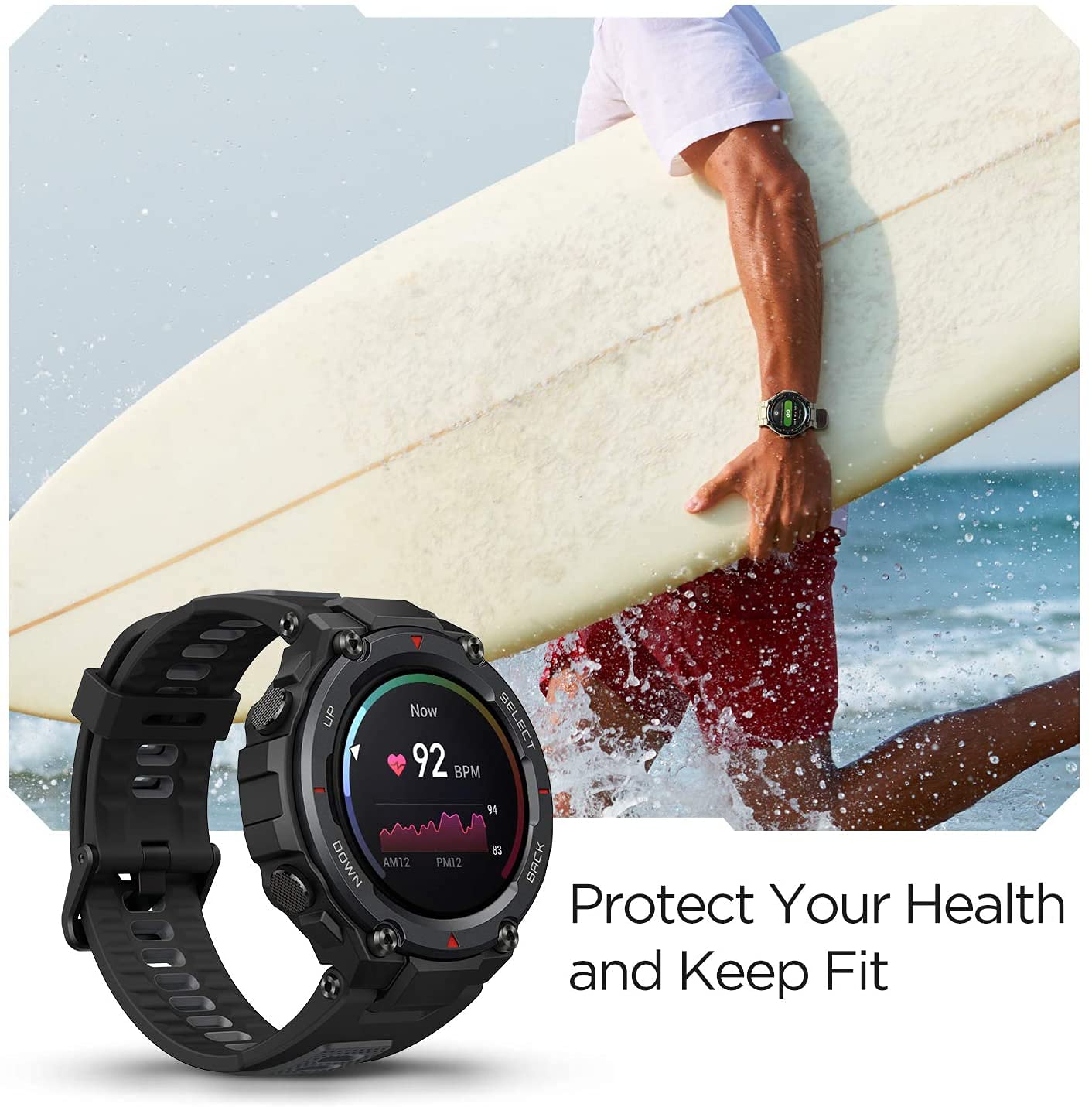 Amazfit heart rate sports smartwatch on sale