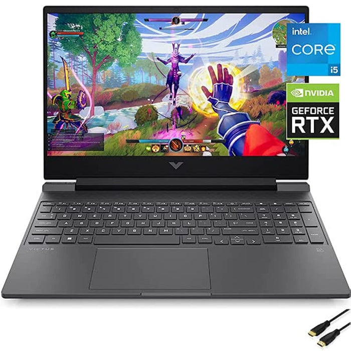 HP 2022 Victus 15 FHD Gaming Laptop, NVIDIA GeForce RTX 3050, 12th