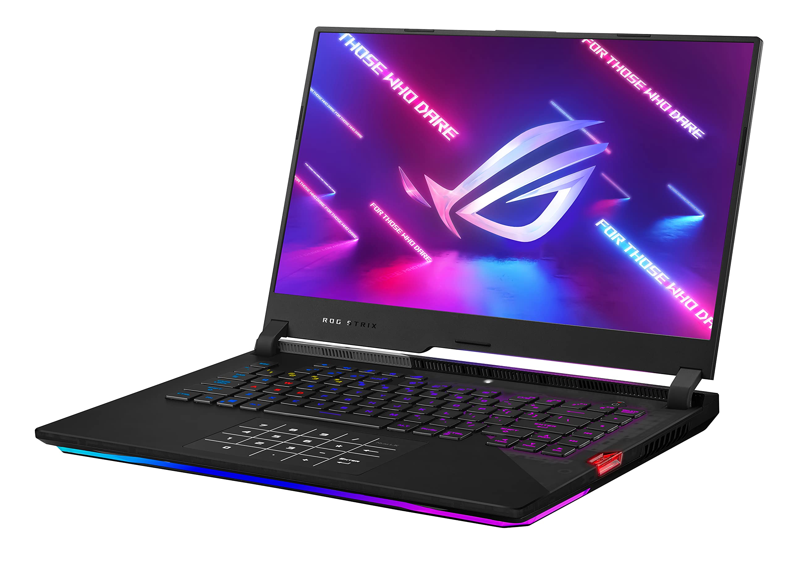 ASUS ROG Strix Scar 15 (2021) Gaming Laptop, 15.6” 300Hz IPS Type FHD, NVIDIA GeForce RTX 3080, AMD Ryzen 9 5900HX, 16GB DDR4, 1TB SSD, Opti-Mechanical Per-Key RGB Keyboard, Windows 10, G533QS-DS96