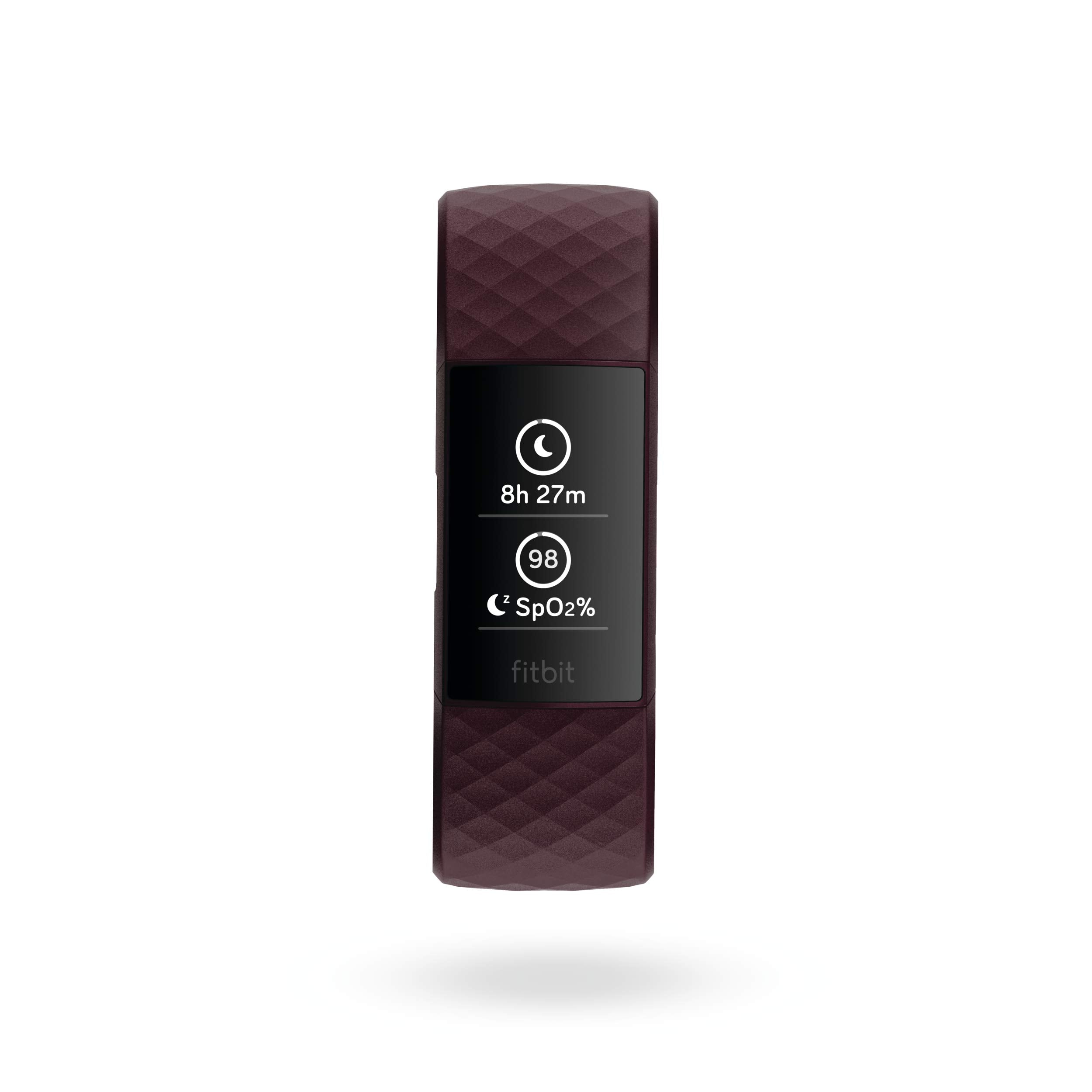 Fitbit Charge 4 Fitness And Activity Tracker With Built-In Gps, Heart Rate, Sleep & Swim Tracking, Rosewood/Rosewood, One Size