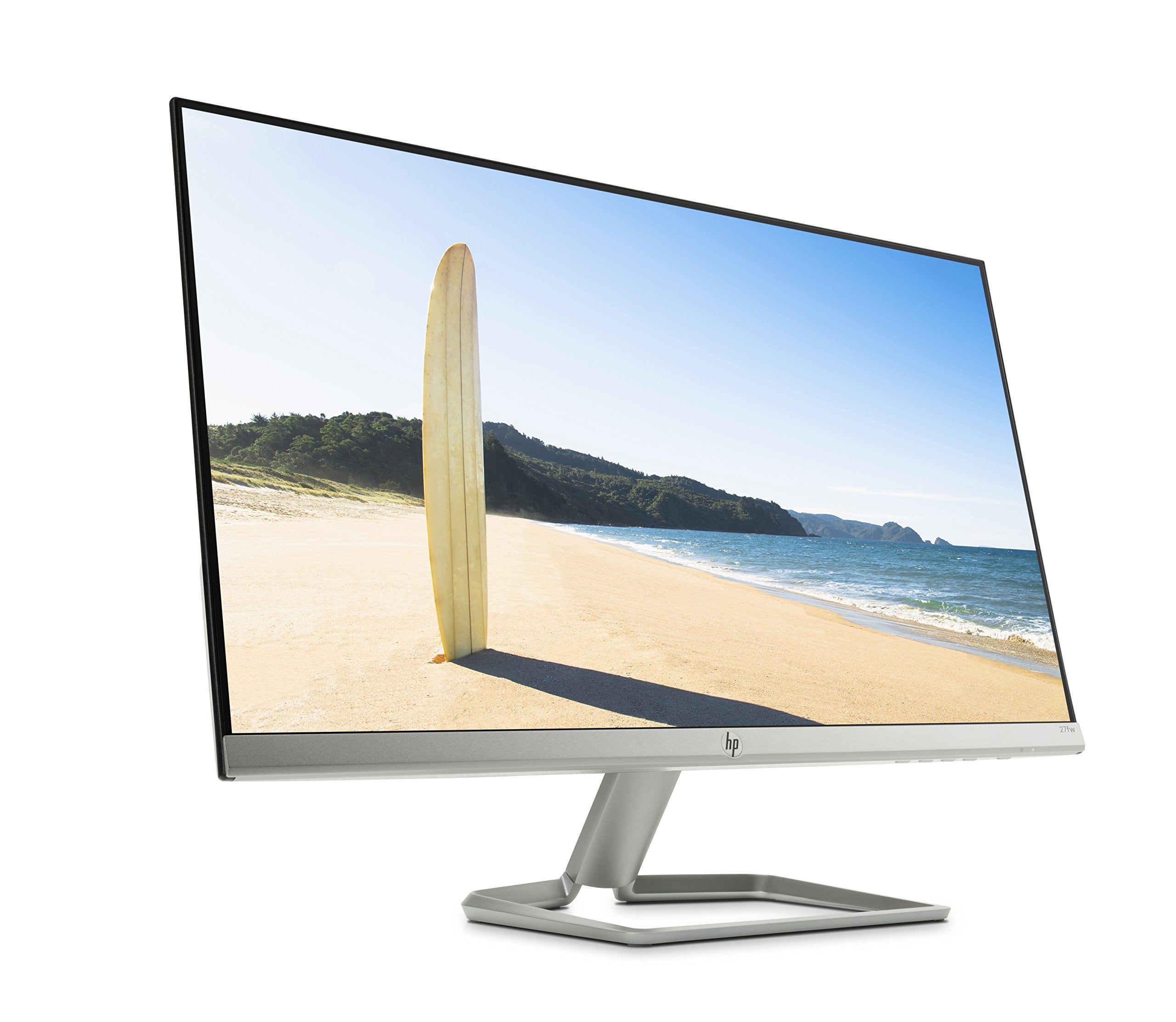 HP Monitor 27fw, 27-inch Full HD Display, IPS, Backlit, VGA, HDMI with AMD FreeSync - White (3KS64AA)