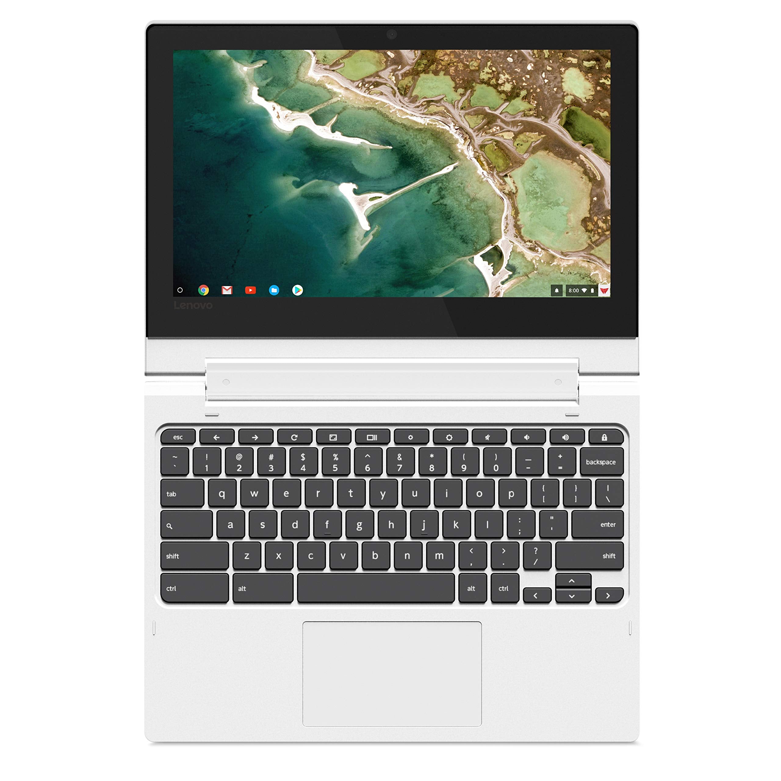 Lenovo Chromebook Flex 3 11" Laptop, 11.6-Inch HD (1366 x 768) IPS Display, MediaTek MT8173C Processor, 4GB LPDDR3, 64 GB eMMC, Chrome OS, 82HG0006US, Blizzard White