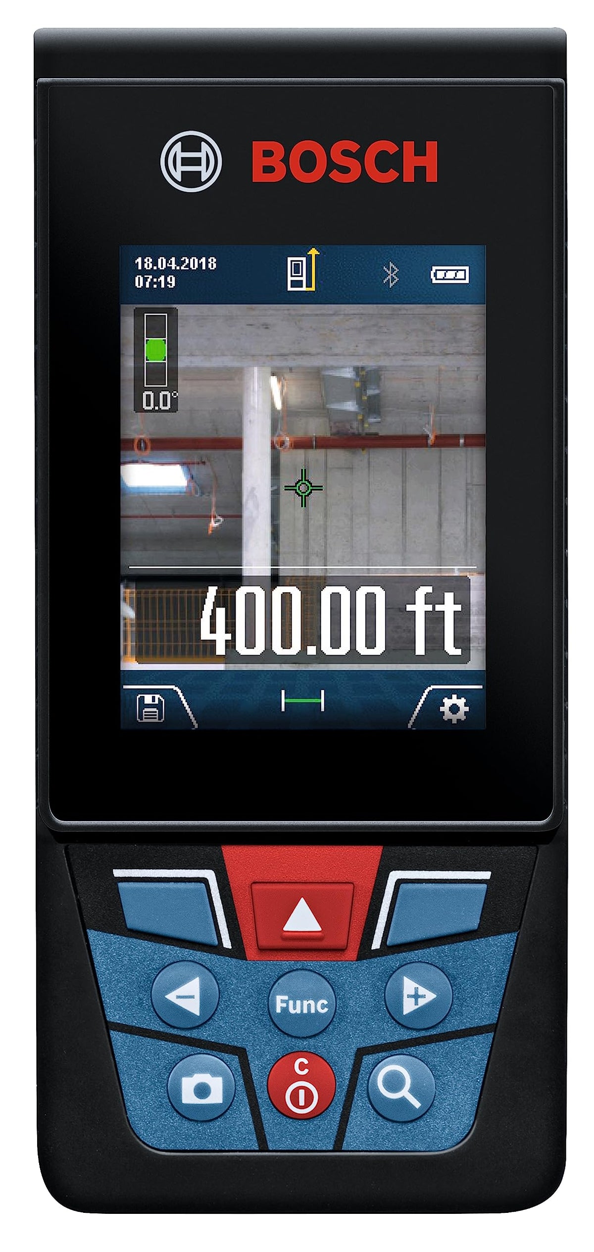 Bosch GLM400CL Blaze Outdoor Laser Measure with Camera, 400'