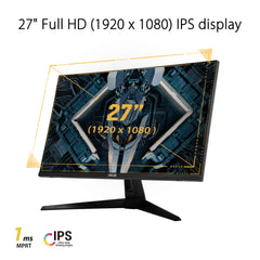 ASUS TUF Gaming VG279Q1A 27” Gaming Monitor, 1080P Full HD, 165Hz (Supports 144Hz), IPS, 1ms, Adaptive-sync/FreeSync Premium, Extreme Low Motion Blur - Black