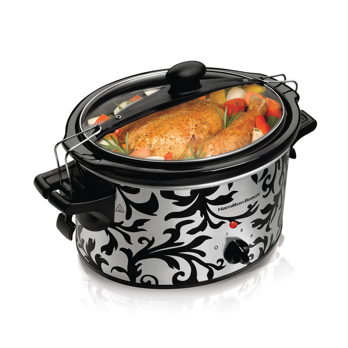 Hamilton Beach Stay Or Go 3.5L Slow Cooker With Auto Cooking Function, —  zambeyzi