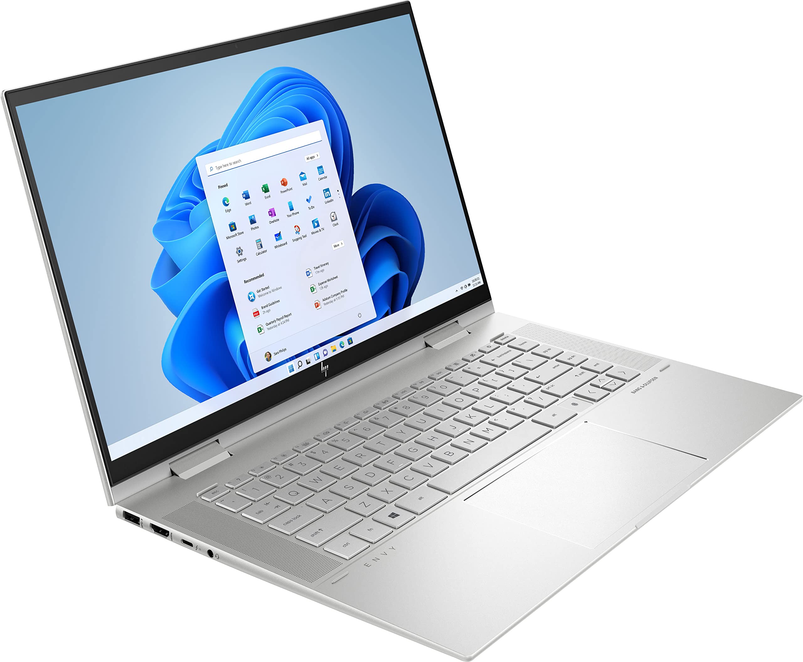 HP 2022 Envy x360 2-in-1 Laptop, 15.6" FHD IPS Touch-Screen, Intel Core i5-1135G7(>i7-1065G7), Intel Iris Xe Graphics, Wi-Fi 6, Fingerprint, Fast Charge (32GB RAM | 1TB PCIe SSD)