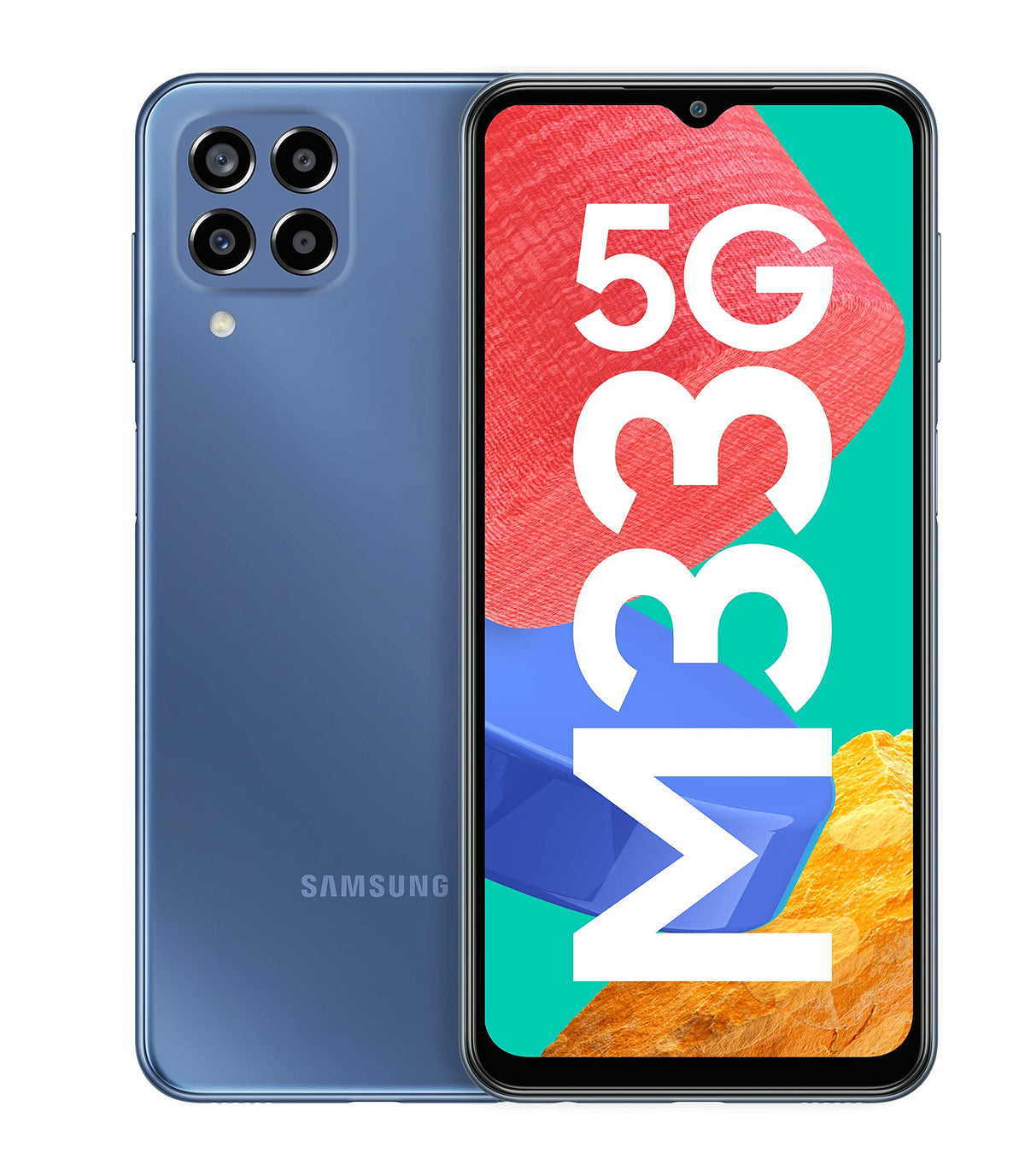 SAMSUNG Galaxy M3 3/5G Mobile Phone 6GB RAM 128GB Storage Deep Ocean Blue